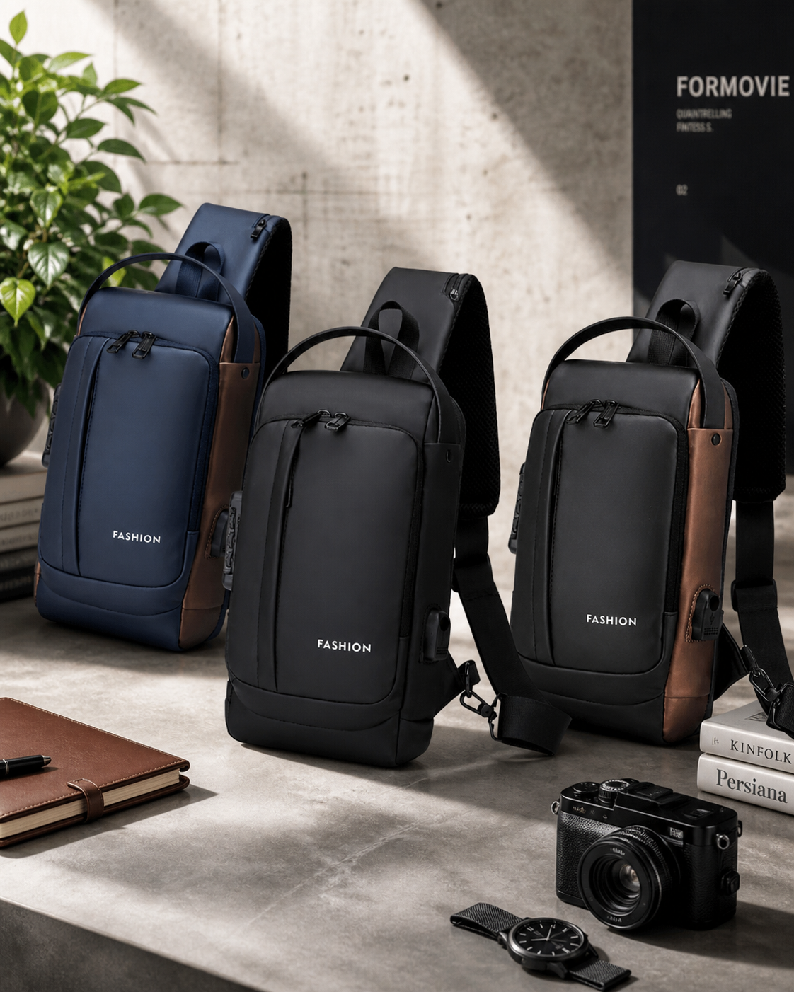 The Recon Sling™ — Anti-Theft Crossbody Pack