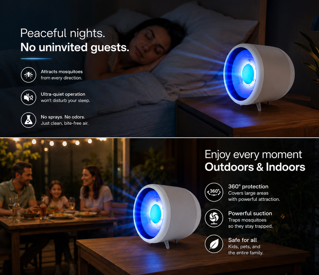 The Mosquito Portal™ | Silent UV Mosquito Trap