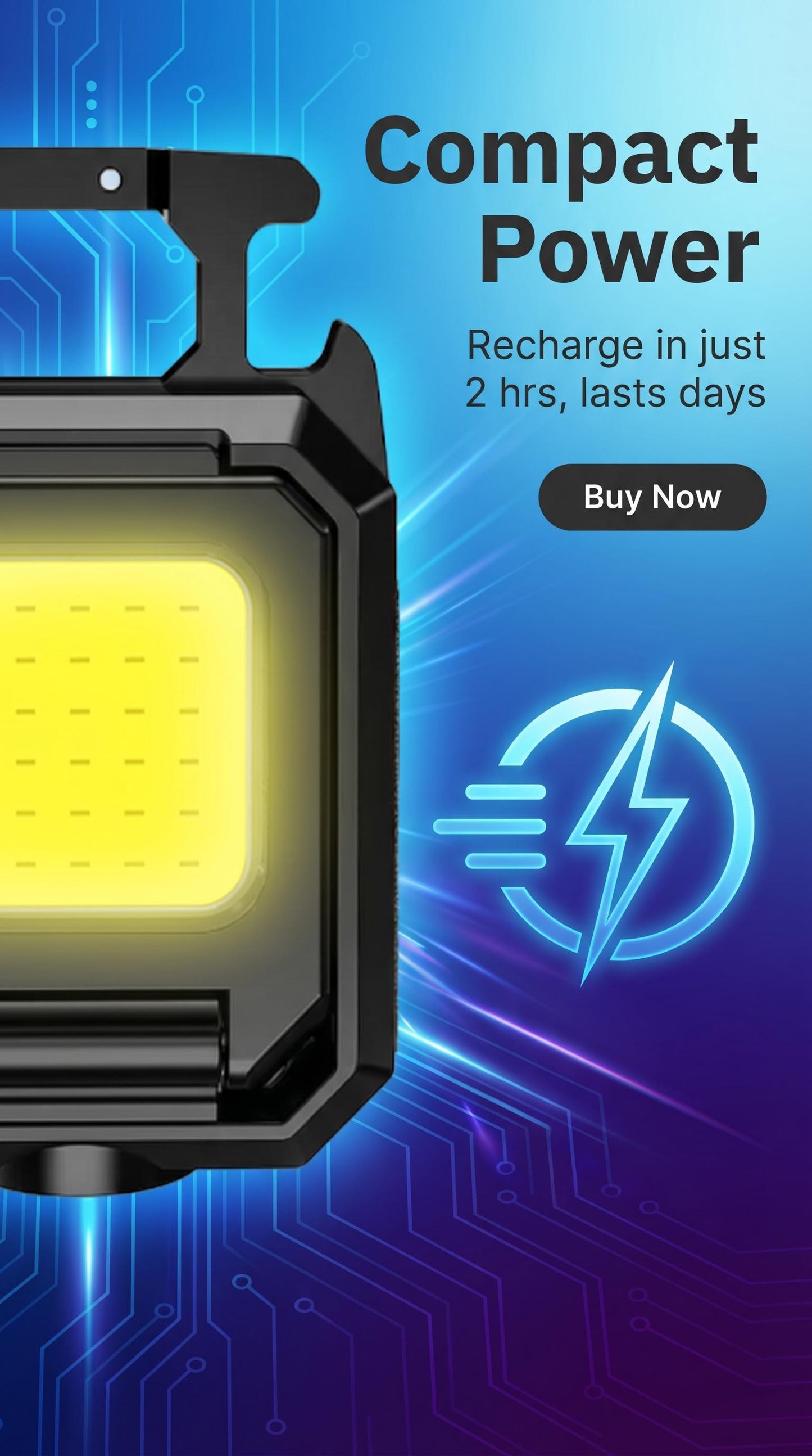 Rechargeable Super Bright Outdoor Small Portable Light – 800LM COB Keychain Lantern with Magnet Base & Bottle Opener