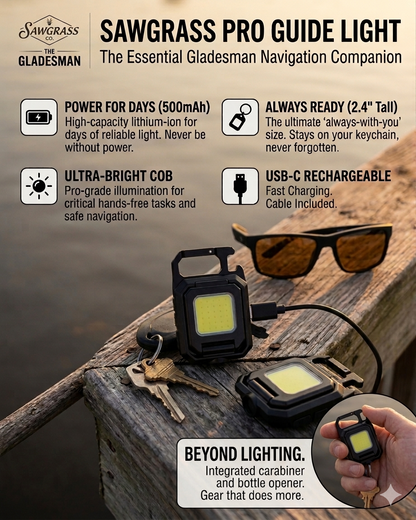 Rechargeable Super Bright Outdoor Small Portable Light – 800LM COB Keychain Lantern with Magnet Base & Bottle Opener