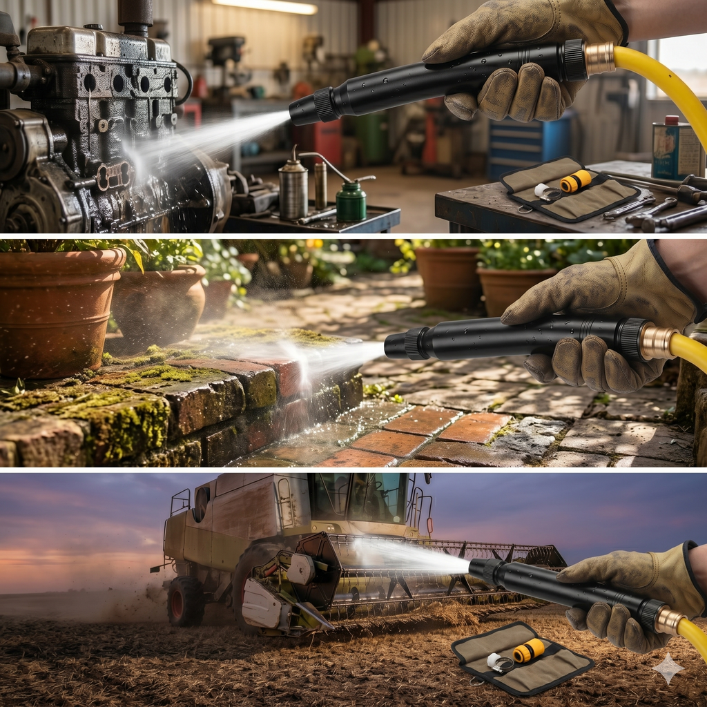 The Field Wash™ — High-Pressure Water Gun Nozzle