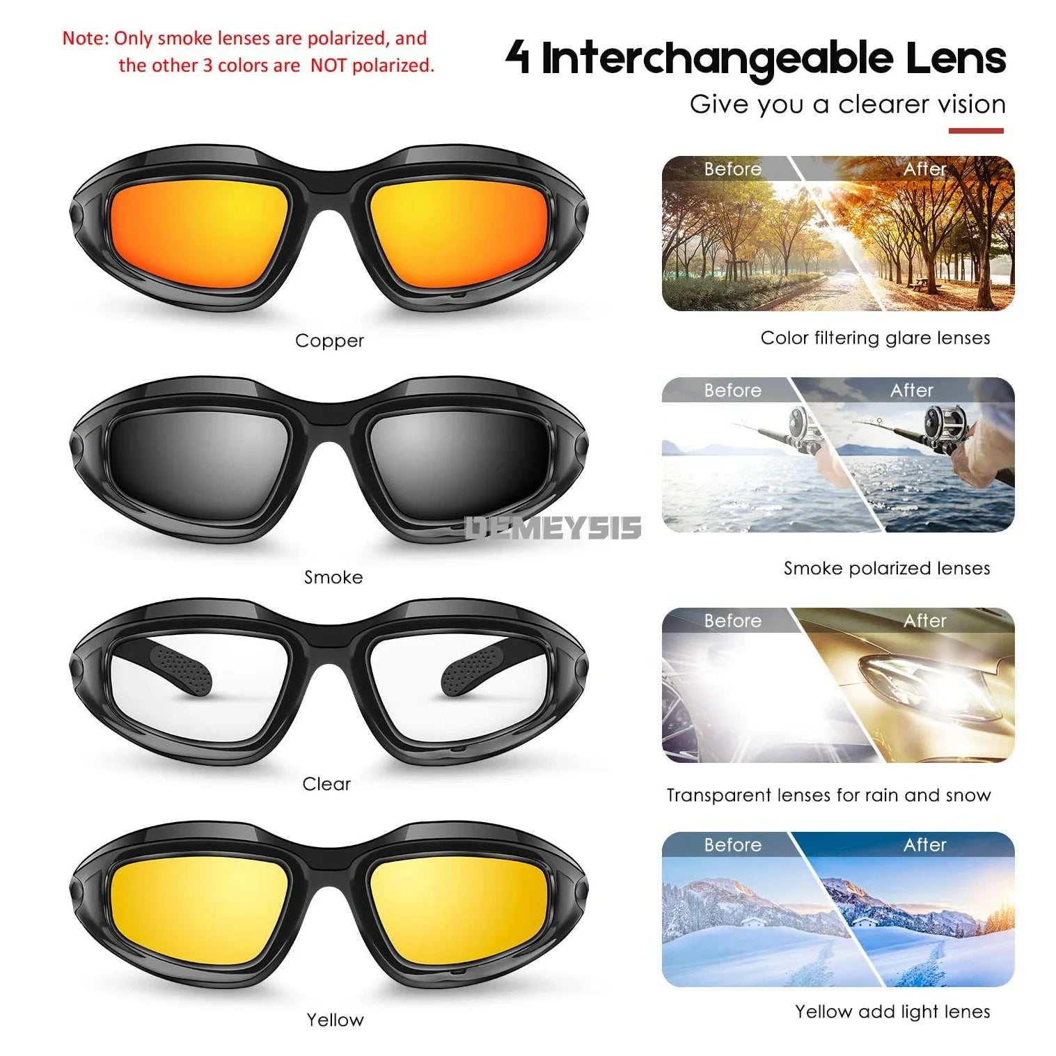 The Gladesman™ — 4-Lens Polarized Kit