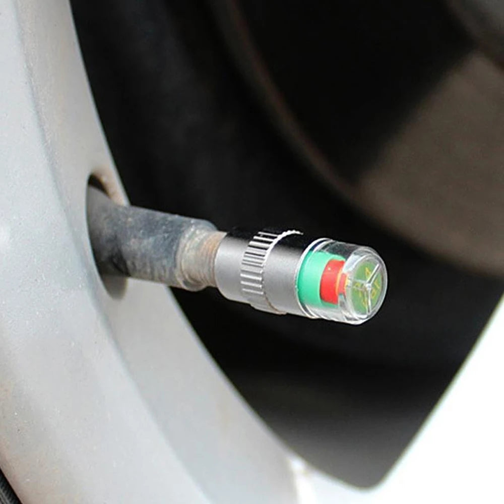 The Pressure Check™ — Tire Pressure Valve Caps (Set of 4)