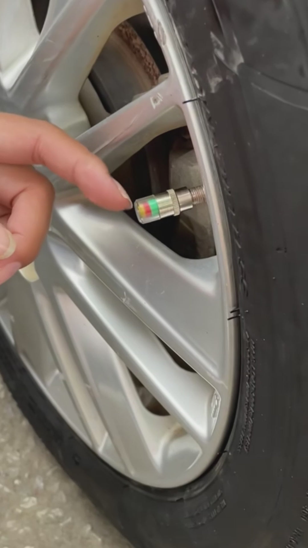 The Pressure Check™ — Tire Pressure Valve Caps (Set of 4)